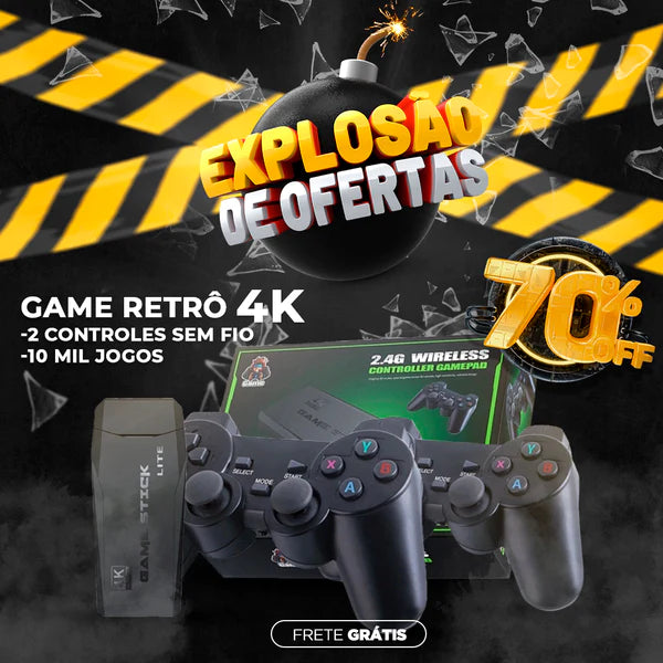 Infanto 4 - Video Game Retrô com 44 mil jogos antigos (2 controles