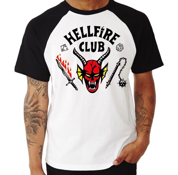 Camiseta Hellfire Clube Stranger Things