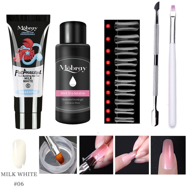 Kit Unhas Poly Gel