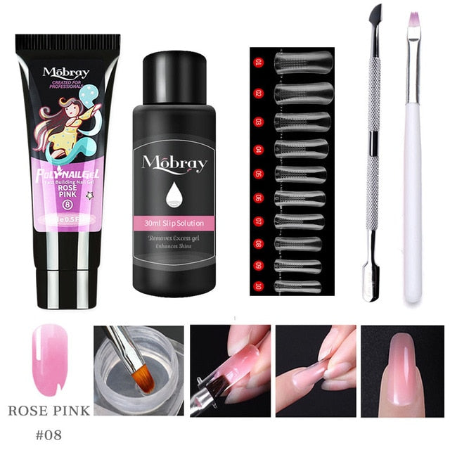 Kit Unhas Poly Gel