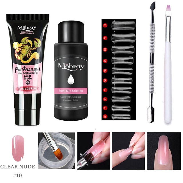 Kit Unhas Poly Gel