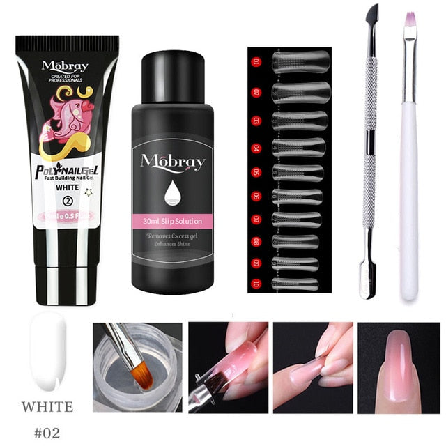 Kit Unhas Poly Gel