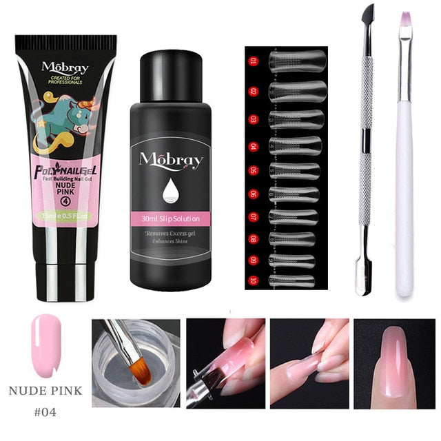 Kit Unhas Poly Gel