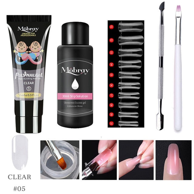 Kit Unhas Poly Gel